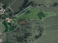 Prodej rekreačního areálu v Jihočeském kraji v okrese Jindřichův Hradec. - zákres pozemků