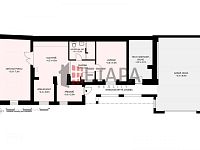 Prodej rodinného domu s dílnou a dvěma garážemi v obci Strážkovice. - plánek domu