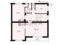 Prodej rodinného domu v Borovnici u Českých Budějovic. - plánek 2. NP