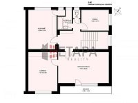 Prodej rodinného domu v Borovnici u Českých Budějovic. - plánek 2. NP