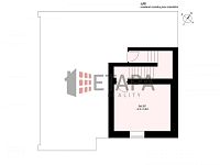 Prodej rodinného domu v Borovnici u Českých Budějovic. - plánek sklep