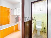 Prodej rodinného domu v Borovnici u Českých Budějovic. - toaleta