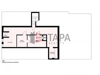 Prodej 100% podílu v s. r. o. s budovou v Českých Budějovicích. - plánek 1.PP