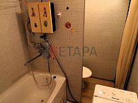 Pronájem bytu 1+1 s balkónem v ulici P. Voka ve Veselí nad Lužnicí. - koupelna s toaletou