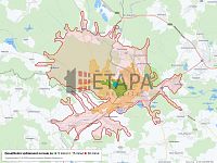 Prodej bytu 1+1 s balkónem v ulici Riegrova v Českých Velenicích. - Dosažitelná vzdálenost: kolo