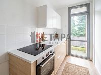 Prodej bytu 1+1 s balkónem v ulici Riegrova v Českých Velenicích. - možný budoucí stav