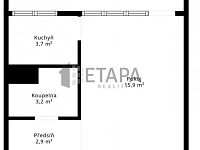 Pronájem bytu 1+1 26 m² s lodžií 6 m² v ulici V zápolí, Praha - Michle - IMG_6161.JPEG