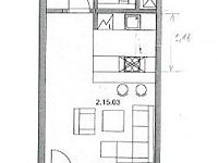 Pronájem bytu OV 1+kk, 35 m² - Brno, Komín, ulice Pastviny – hezký byt s malou terasou a zahrádkou 23 m². - 13.JPG
