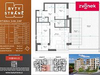 Nový byt 3+kk se zahrádkou v projektu Byty Stráně - Obrázek k zakázce č.: 715172