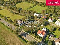 Prodej 1/2 podílu pozemku 1 505 m² k výstavbě domu– Želechovice nad Dřevnicí