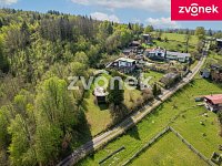 Prodej slunného pozemku s chatkou v Malenovicích, 616 m² - Obrázek k zakázce č.: 726581