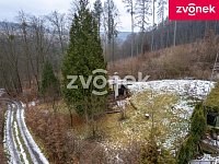 Prodej slunného pozemku s chatkou v Malenovicích, 616 m² - Obrázek k zakázce č.: 726581