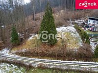 Prodej slunného pozemku s chatkou v Malenovicích, 616 m² - Obrázek k zakázce č.: 726581