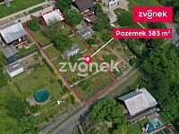Chata Zlín - Malenovice, velká zahrada 367 m2, skleník - Obrázek k zakázce č.: 713642