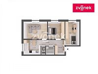 3+1 Zlín - Padělky, klidná lokalita - Obrázek k zakázce č.: 729501