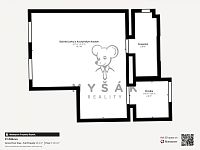 Zrekonstruovaná garsonka v přízemí bytového domu v Žižkově ulici v Lišově - Půdorys v jpg.jpg