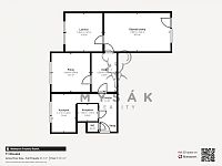 3+1 s halou a balkónem na Otavské, sídliště Vltava v Českých Budějovicích - Matterport_Otavská 11_ČB_půdorys jpg.jpg