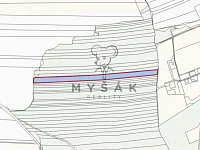 Prodej lesa u Borovan, k.ú. Vrcov - Mapa na net 1.jpg