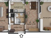 Zrekonstruovaný byt 3+kk s parkovacím místem v Ševětíně, Zahradní ulice - IMG-20250819-WA0000.jpg