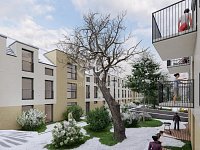 2B1 - Prodej bytu 1+kk 27,1 m² + 20,7m² předzahrádka - Fotka 5