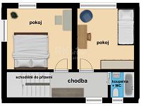 Prodej projektu dřevostavby 102 m2 + terasa na pozemku 664 m2 v Praze 5 - Slivenec. - Fotka 29
