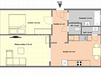 Pronájem bytu, 2+1,60m2,2x sklep, po rekonstrukci, parkování u domu, 1.NP, Hlavní třída -Mar. Lázně. - Fotka 29