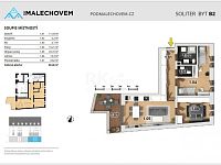 SB2 Prodej bytu, 3+kk, 79.2m² + předzahrádka 10.8m², projekt Pod Malechovem - Foto