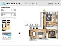 SB6 Prodej bytu, 3+kk, 79.2m² , projekt Pod Malechovem, Český Brod, - Foto