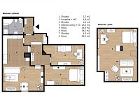 Prodej mezonetového bytu 4+kk, 118 m2, Komárov - Fotka 25