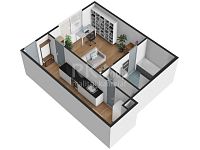 Prodej nájemního domu 188 m2, pozemek  189 m2, Žebrák - Fotka 41