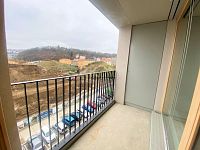 Pronájem nového bytu 2+kk, 61,80 m2 s balkonem, sklepem a GS, Praha 5- Smíchov, ul. Šiklové - Fotka 5