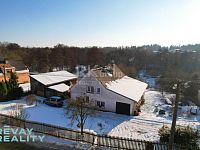 Prodej rodinného domu, 7+1, pozemek 4 452 m², garáž, rybník, skleníky, Valy u Mariánských Lázní