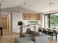 Novostavba bungalovu 4+kk, 140 m2 - Vizual kuchyň
