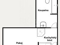 Pronájem bytu 1+kk 25 m2, Hořovice - Fotka 16