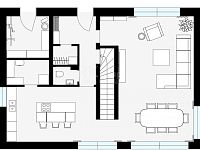 Novostavba RD, 4+1, Praha 9 - 1.NP