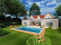 Stavba RD 10+kk, 1217 m2, Kunice - Vizual