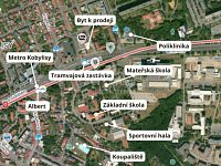 Pronájem luxusního bytu 1+KK v novostavbě v Kobylisích, ul. Pakoměřická. - Fotka 25