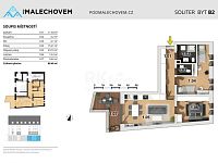 Prodej bytu,  2+kk, 71 m² + 9,6 m² zahrada, projekt Pod Malechovem, Český Brod - Fotka 9