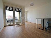 Pronájem bytu 1+kk, 32,3 m2 s lodžií, 3,8 m2, Praha 7 - Holešovice, ul. Jankovcova