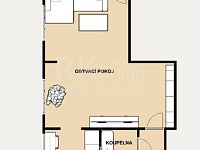 Pronájem bytu 2+1 56  m2, Praha - Fotka 23