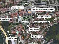 Pronájem světlého bytu 1+1, 30 m2 s pěkným výhledem 300 m od metra Hloubětín. - Fotka 35