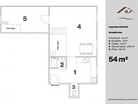 Prodej bytu 2+1, 63 m² s vlastní oplocenou zahrádkou 72 m² ve Veselí nad Lužnicí - Jana Plačeková - byt ve Veselí nad Lužnicí, ul. Nádražní 159 - 2D půdorys.jpg