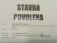 Hrubá stavba - rodinný dům 109 m2 s garáží 42 m2, podsklepený, pozemek 651 m2, Huntířov, okr. Děčín - stavba povolena.jpg