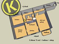 REZERVACE Panel.částečně zařízený byt 3+1 s balkonem (80,5 m2) 12.p. výtah, Labská, Č.Budějovice 2 - 21016jjj.jpg