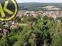 PRODÁNO Unikátní stavební pozemek, Hluboká nad Vltavou - DJI_0028.jpg SV pohled