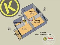 PRONAJATO  Zd. byt 3+kk 70 m2 s balkonem v bytovém domě na rohu ulic Nová a Tř.5.Května, Lišov - 20053c.jpg