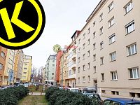 PRONAJATO Cihlový byt 2+kk (42,6 m2) přízemí do zahrady, výtah, Mášova 14/16 čp. 731, Brno Veveří.