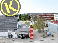 PRONAJATO Nový zděný 1+kk, 33m2, náměstí Š.Lomnického, Ševětín u ČB - 20024h.JPG  Pohled z okna 2