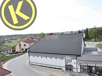 PRONAJATO Nový zděný 1+kk, 33m2, náměstí Š.Lomnického, Ševětín u ČB - 20024hh.JPG Pohled z okna 1