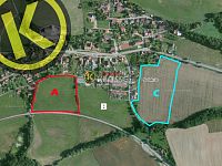REZERVACE St.pozemky 39.349 m2,7km (15 min.) od centra ČB, nedaleko od sjezdu dálnice, Nedabyle